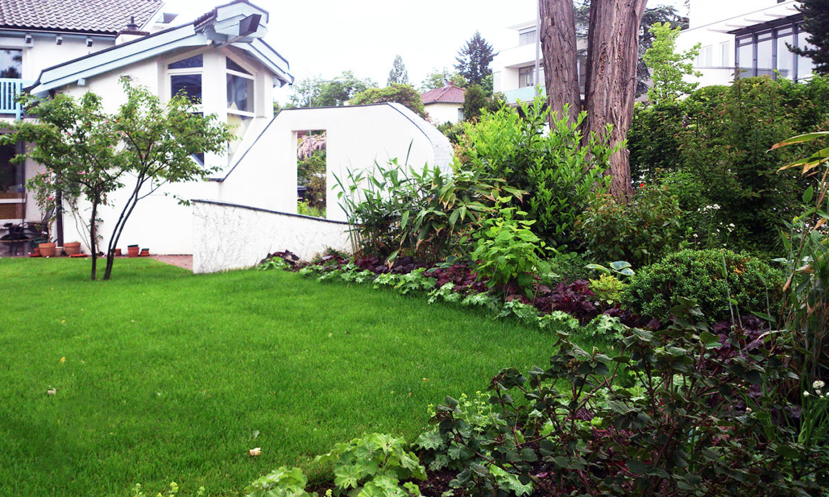 Gartengestaltung - Gartenerneuerung im Wiesbadener Komponistenviertel